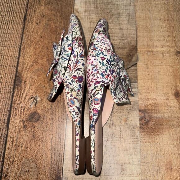 J. Crew floral pointed toe ballet flats slip on 6.5 - Picture 12 of 13